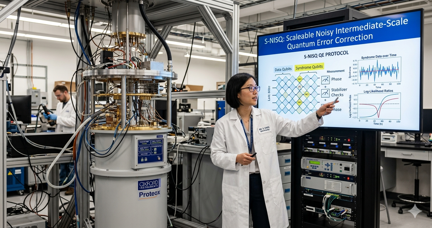 s-nisq quantum error correction